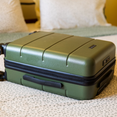 Test av grön JourneyLife Explorer Kabinväska